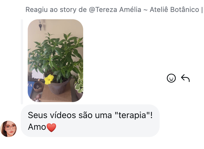 Depoimento de cliente: Seus vídeos são uma terapia. Amo
